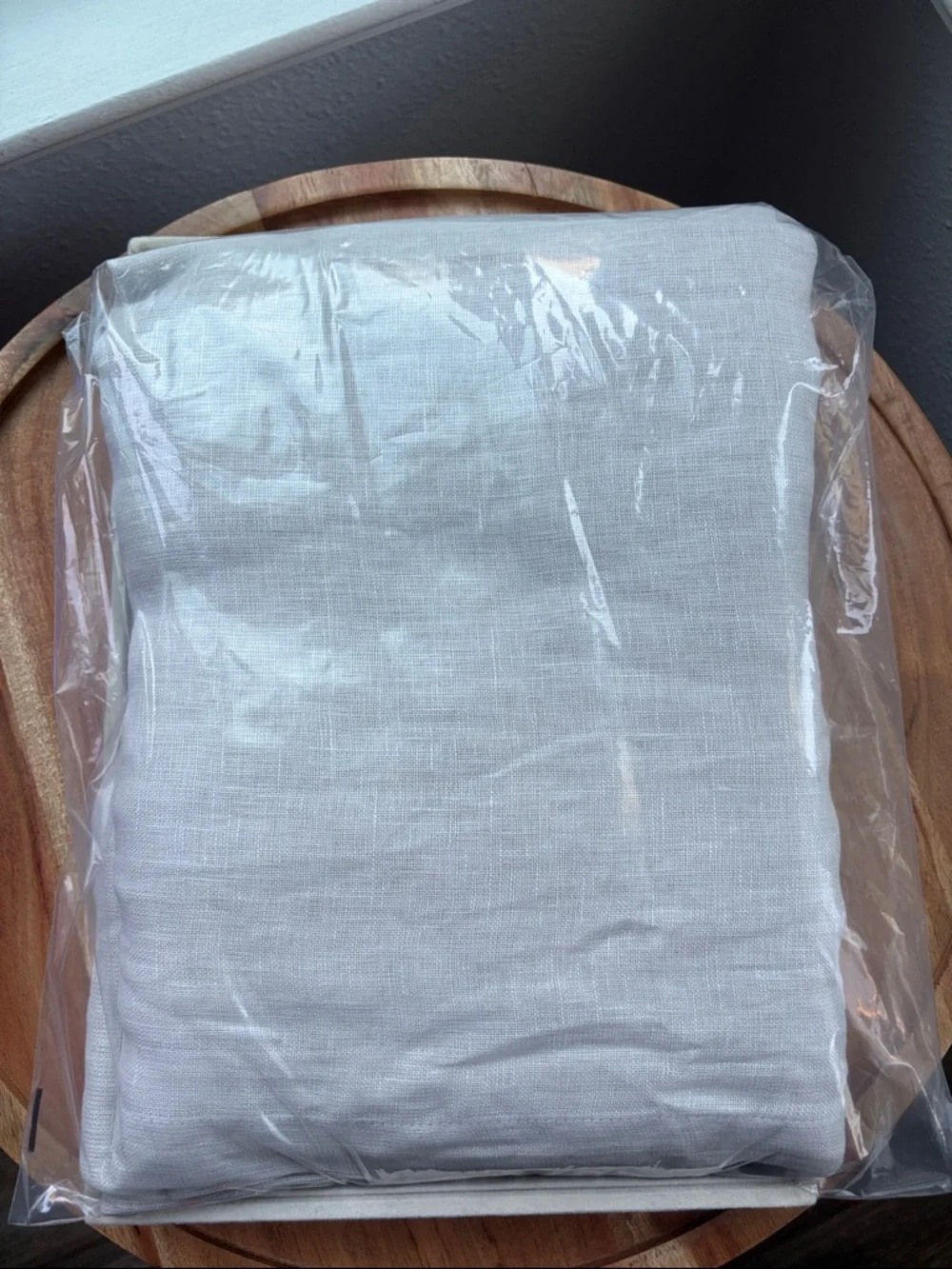 Quince European Linen Sheer Curtains Set of 2 Cloud 48x96